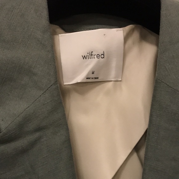 Wilfred “generation” linen blazer in green - med - Picture 15 of 16